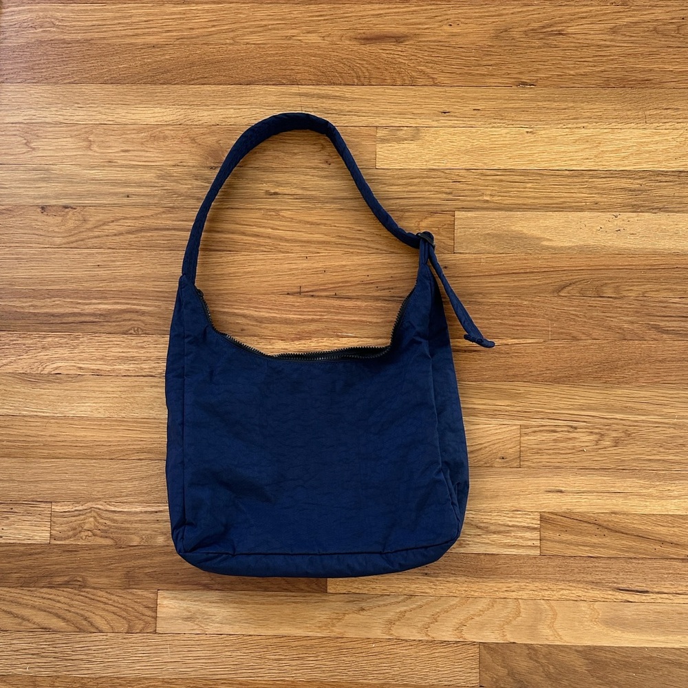 Navy Baggu Nylon Shoulder Bag